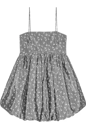 Ganni Minikleid mit Jacquardmuster