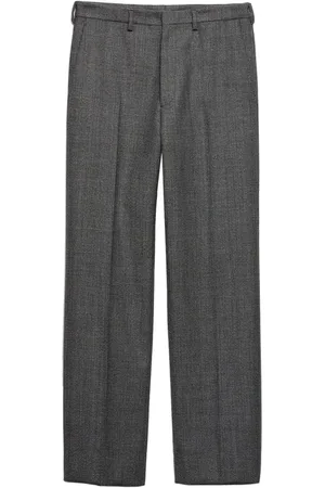 Prada Hose mit Hahnentrittmuster