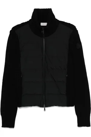Moncler Cardigan mit wattiertem Einsatz