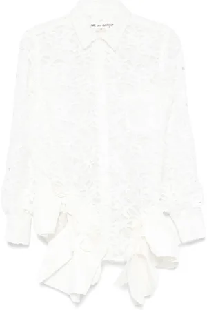 Comme des Garçons Hemd aus Guipure-Spitze