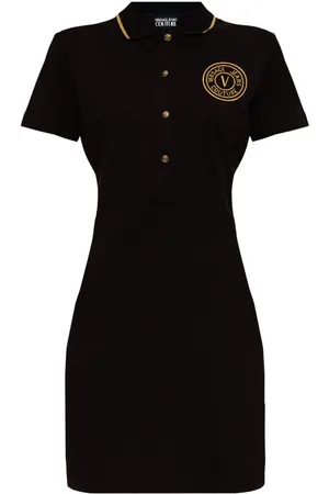 VERSACE Kleid mit Logo-Stickerei