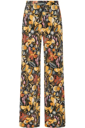 ROSETTA GETTY Schmale Samthose mit geradem Bein