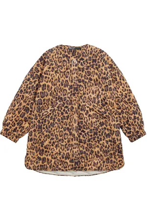 Bimba y Lola Gefütterte Jacke mit Leoparden-Print