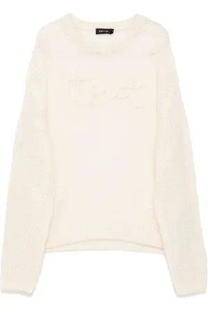 tout a coup Pullover mit Logo-Stickerei