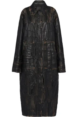 Prada Patchwork-Mantel aus Nappaleder