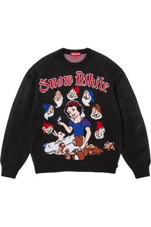 Supreme Snow White Black Pullover
