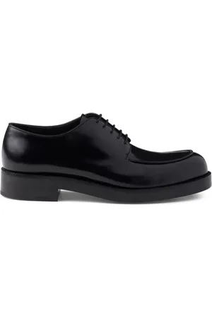 Prada Derby-Schuhe aus gebürstetem Leder