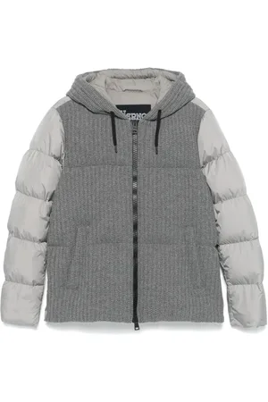 HERNO Steppjacke mit gestrickten Einsätzen