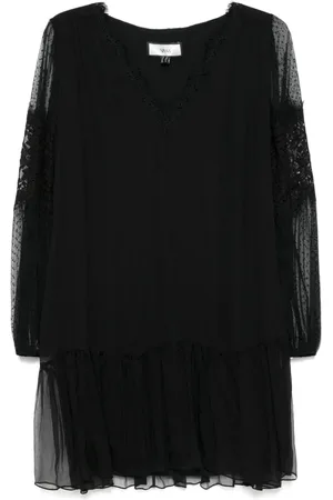 NISSA Minikleid mit Sheer-Ärmeln