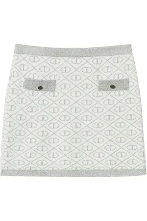 Twin-Set Kurzer Jacquard-Rock