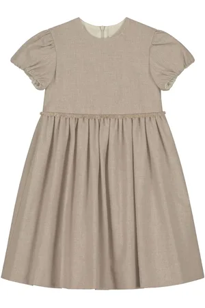 Il gufo Kleid mit Puffärmeln