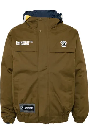 A Bathing Ape Kapuzenjacke mit Logo-Applikation