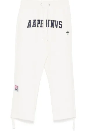 A Bathing Ape Hose mit Logo-Prägung