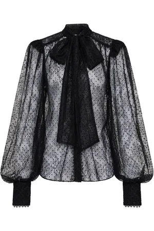 Rebecca Vallance Semi-transparente Ethel Bluse