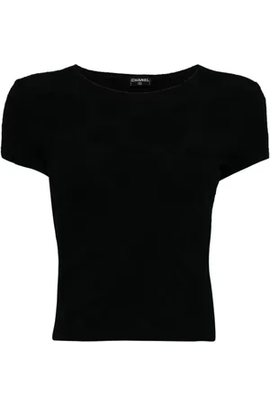 CHANEL 1990-2000s florales T-Shirt