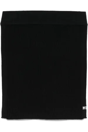 Msgm Midirock aus geripptem Strick