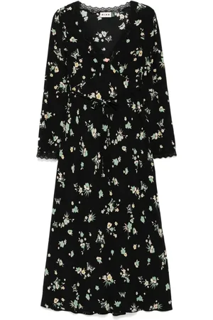 RIXO London Clarice Midikleid