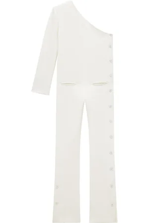 Courrèges Asymmetrischer Krepp-Jumpsuit