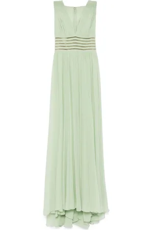Elie saab Drapiertes Seidenkleid