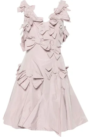 Viktor & Rolf Kleid mit Blumen-Applikationen