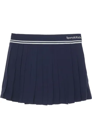 Sporty & Rich Faltenrock mit Logo