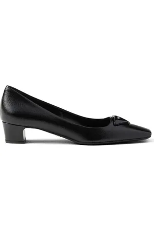 Prada Pumps aus Saffiano-Leder 35mm