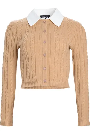 SER.O.YA Eloise Cardigan mit Zopfmuster