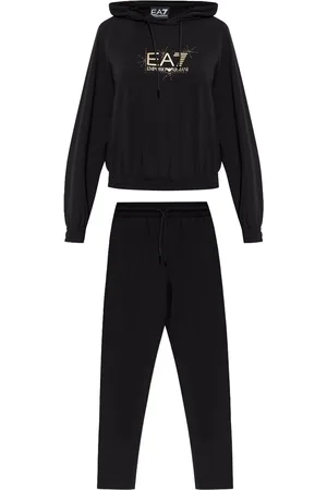 EA7 Jogginganzug mit Logo-Print
