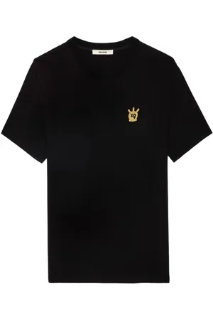 Zadig & Voltaire T-Shirt aus Bio-Baumwolle mit Logo-Stickerei