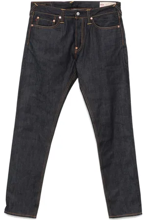 Evisu Jeans mit Möwen-Applikation