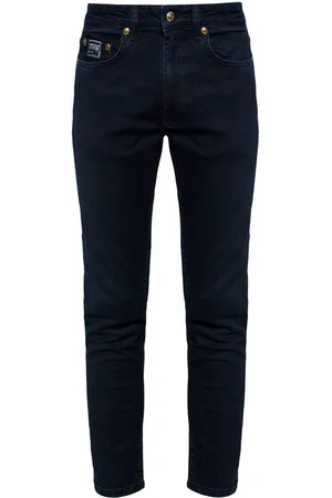 VERSACE Straight-Leg-Jeans mit Logo-Patch