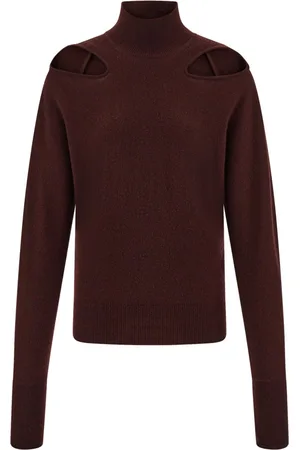 Salvatore Ferragamo Cut-Out-Pullover mit Stehkragen