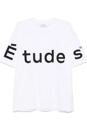 Etudes T-Shirt mit Logo-Print