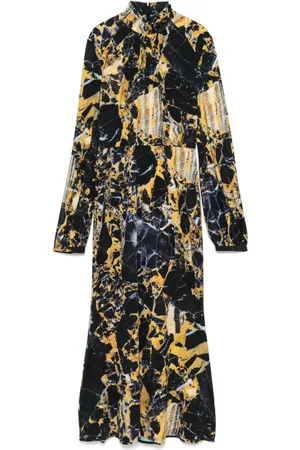 Roberto Cavalli Midikleid mit Print