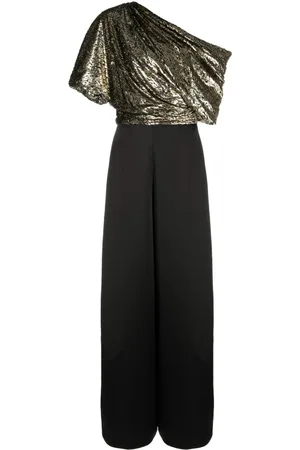 Amsale Jumpsuit aus Samt