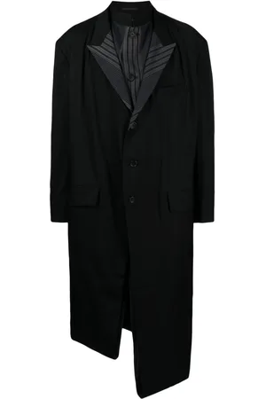 YOHJI YAMAMOTO Asymmetrischer Mantel