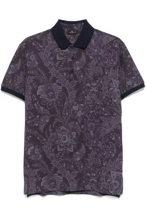 Etro Poloshirt mit Blumen-Paisleymuster