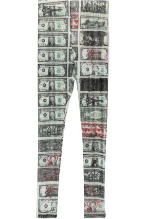 Vaquera Leggings mit Dollar-Print