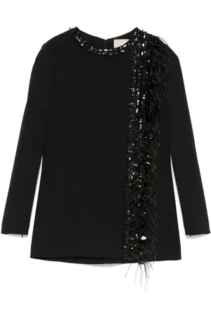 Elie saab Bestickte Cady-Bluse