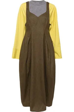 ENFÖLD Langärmeliges Maxikleid
