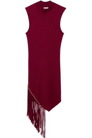Simkhai Claire Kleid mit Fransen