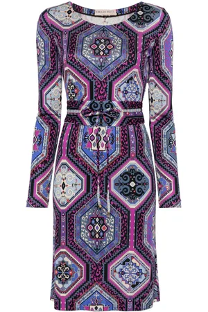 Puccini Midikleid mit geometrischem Print