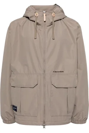 Chocoolate Kapuzenjacke mit Logo-Patch