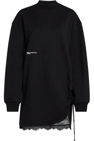 Karl Lagerfeld Kleid mit Spitzeneinsätzen