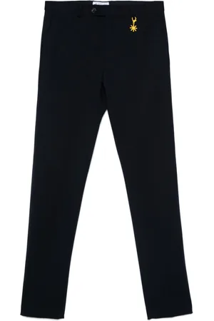 Manuel Ritz Hose mit Jersey-Struktur