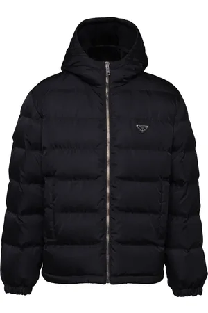 Prada Cropped Re-Nylon Daunenjacke