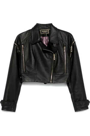 MITILIANE COUTURE Lederjacke mit abnehmbaren Ärmeln