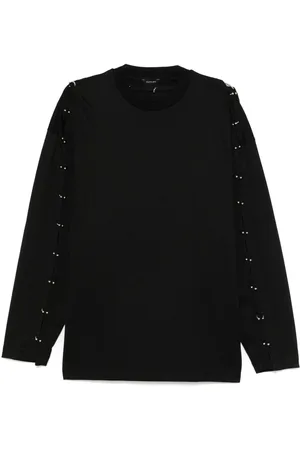 MUGLER T-Shirt mit Piercing