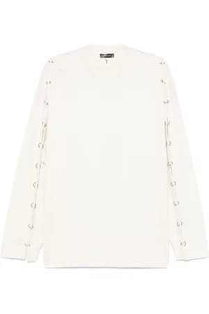 MUGLER T-Shirt mit Piercing