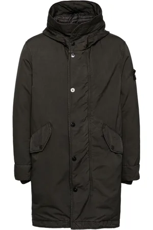 Stone Island Geknöpfte Daunenjacke